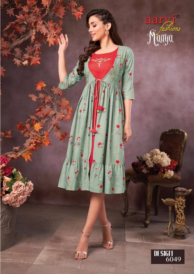 Aarvi Manya 26 New Designer party Wear Latest Kurti Collection